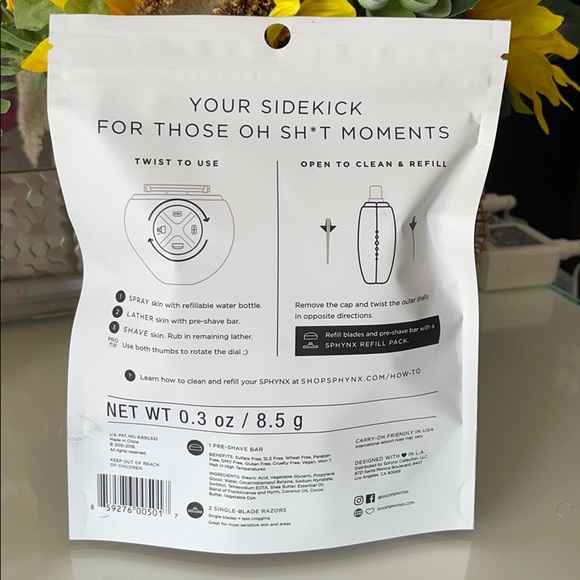 Sphinx 3 in 1 Portable Razor - Picture 2 of 2